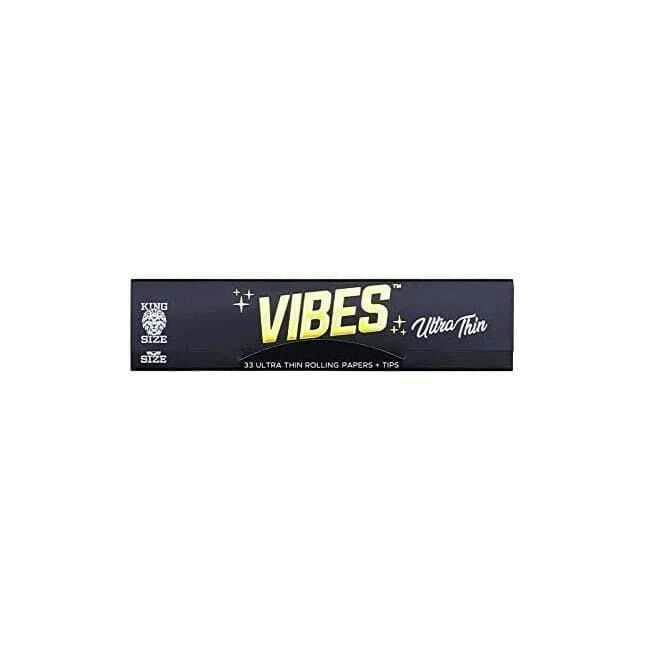 Vibes - Ultra Thin | King Size Slim Papers w/Tips