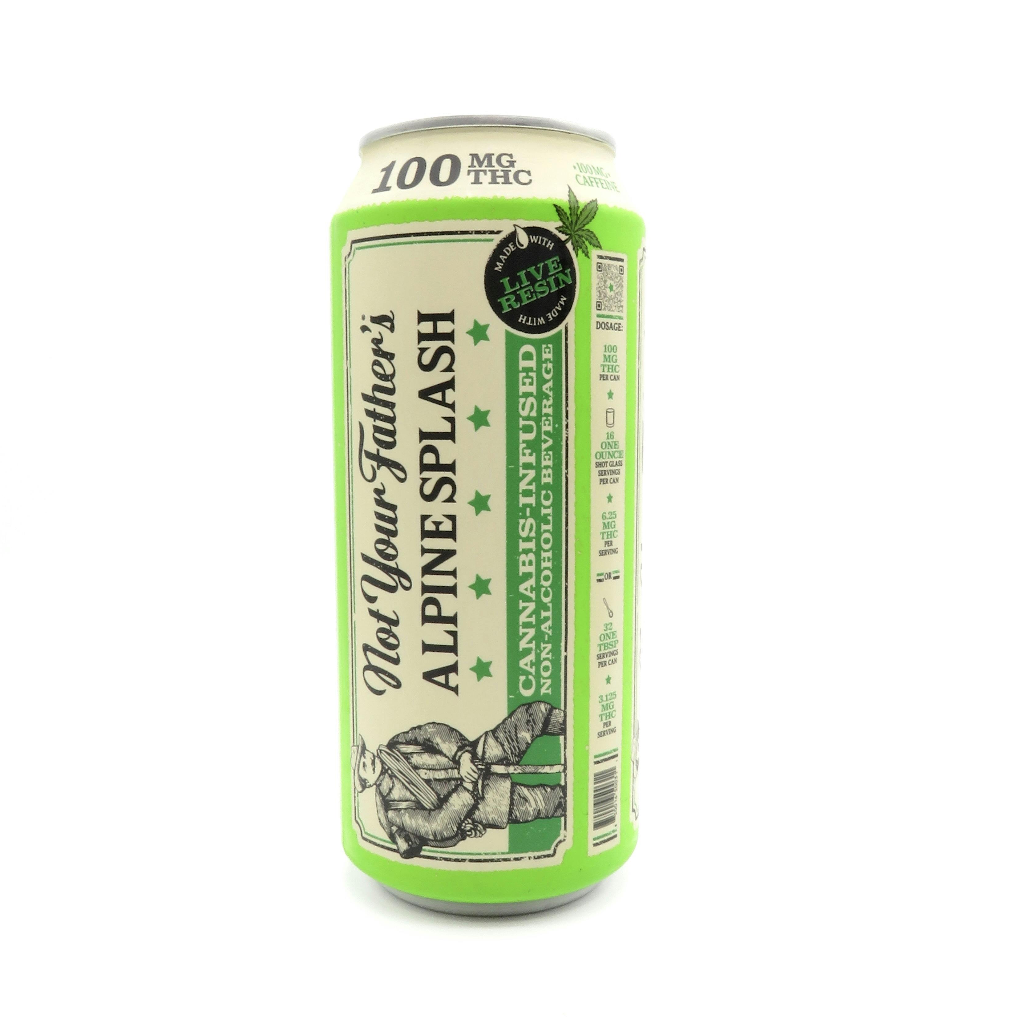 NOT YOUR FATHERS - SODA 16FLOZ [100MG] ALPINE SPLASH + CAFFEINE