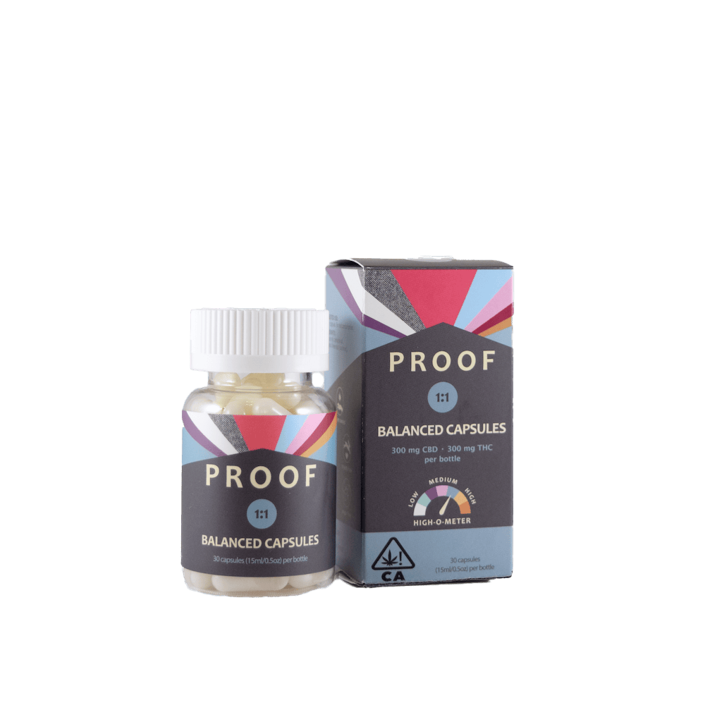 FLASH - PROOF - CAPSULES 30PK [300MG] 1:1 THC:CBD BALANCED