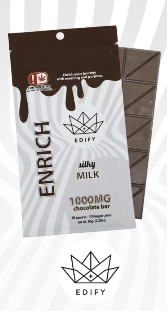 Edify Milk Chocolate Bar (H)