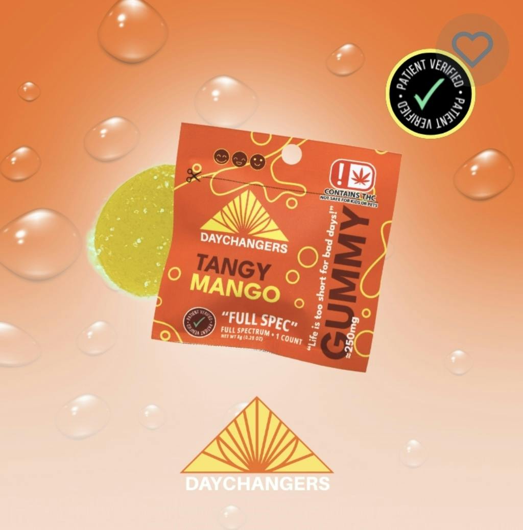 Day Changer | Full Spectrum | Single Gummy | Tangy Mango (I)