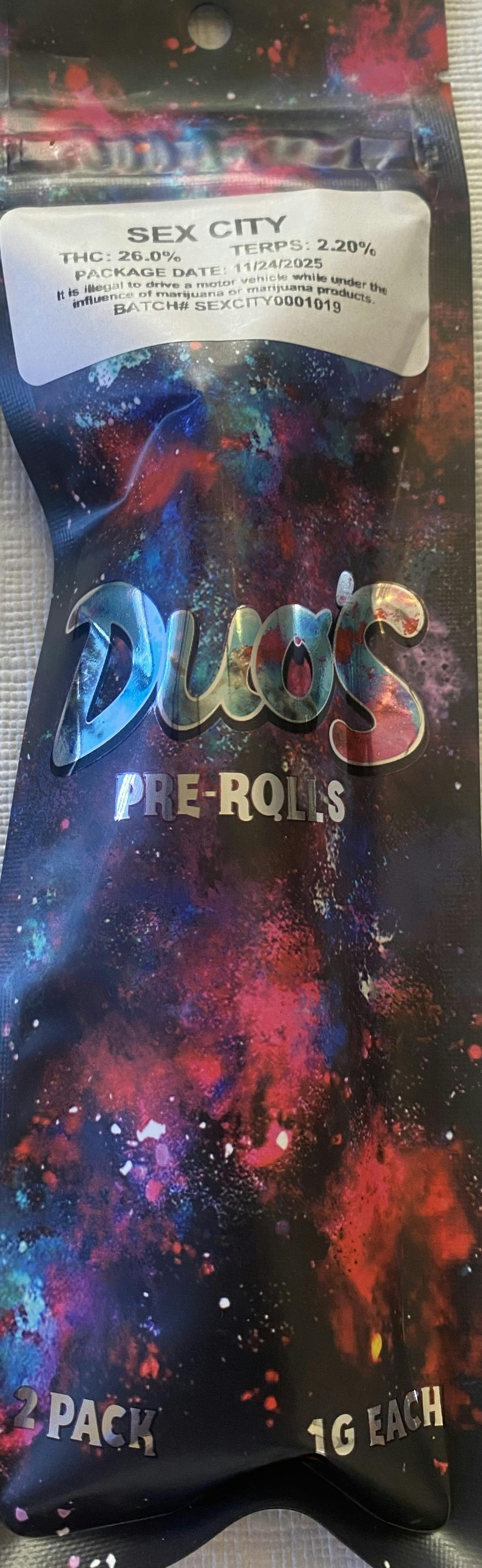 Big City Duo's Pre-roll Blue Candy
