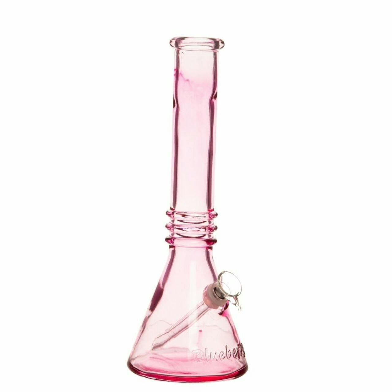 12" Blueberry Triple Ring Beaker - Assorted Colors - Bongs