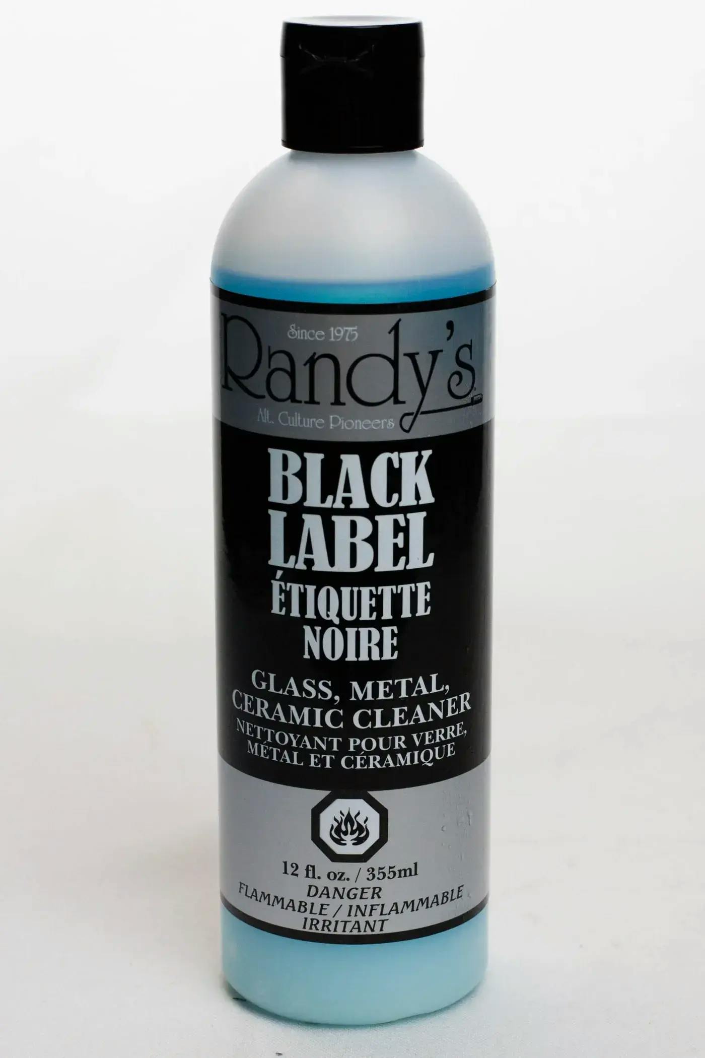 SC Randy's Black Label 12 oz Glass Cleaner Bottle