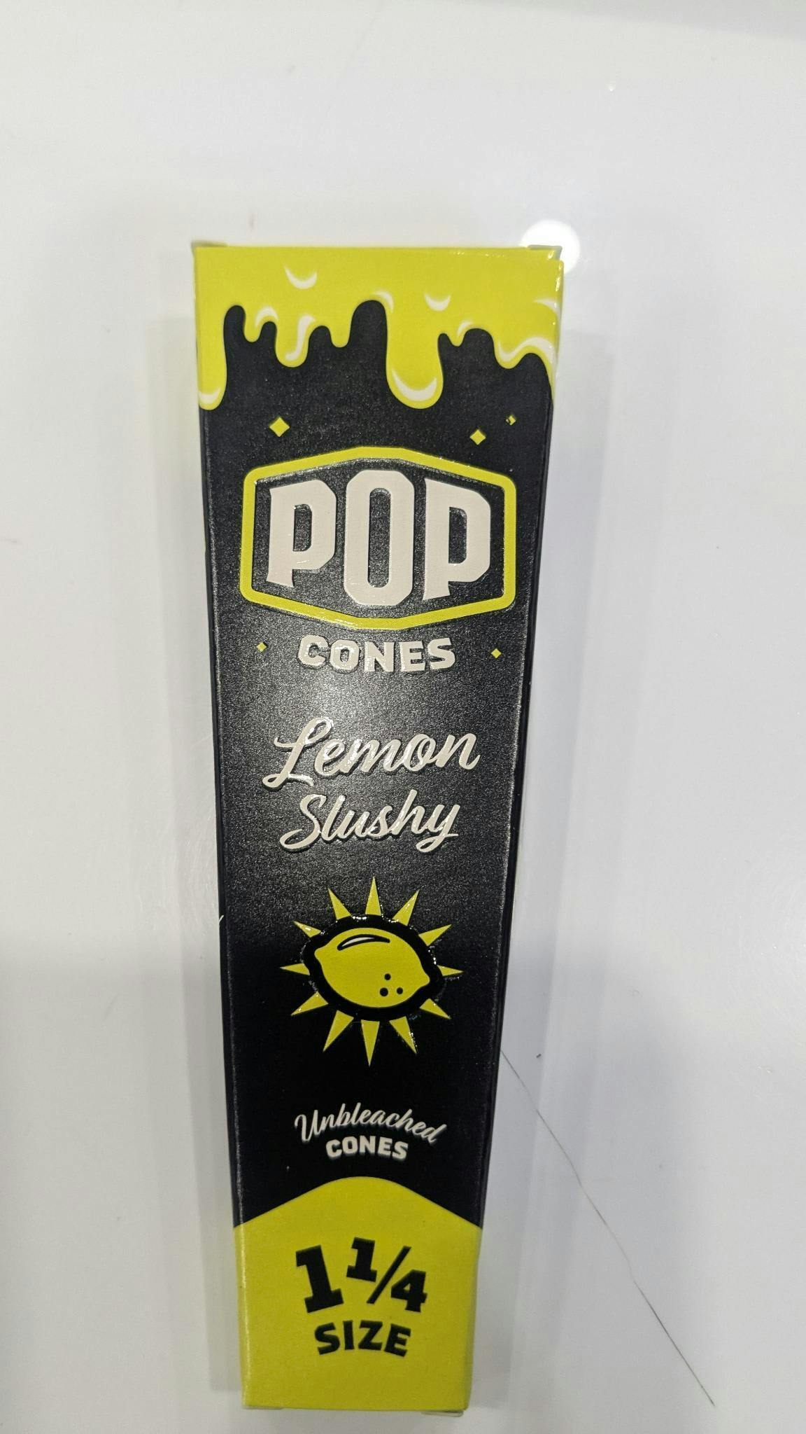 Pop Cones 1 1/4 Pre-Rolled Cones 6 pk LEMON SLUSHY