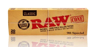 Raw Classic 98 Special Pre-rolled Cones - 20pk