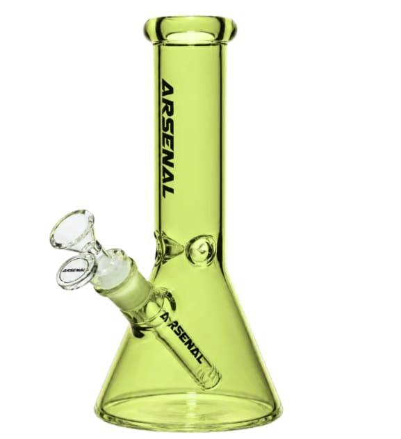 8" 4mm Arsenal Coloured Beaker - Assorted Colors
