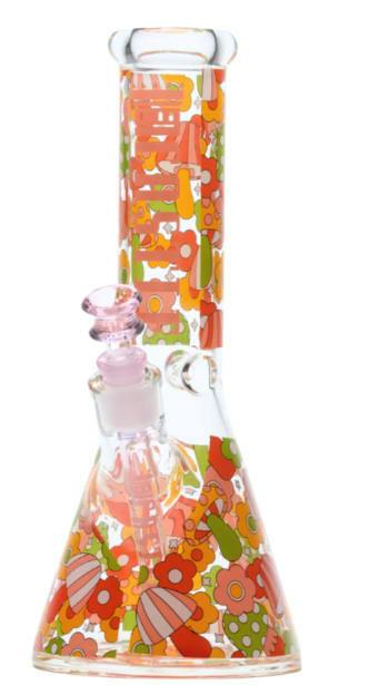 12" 5mm Castle Glass Vibes Beaker Bong