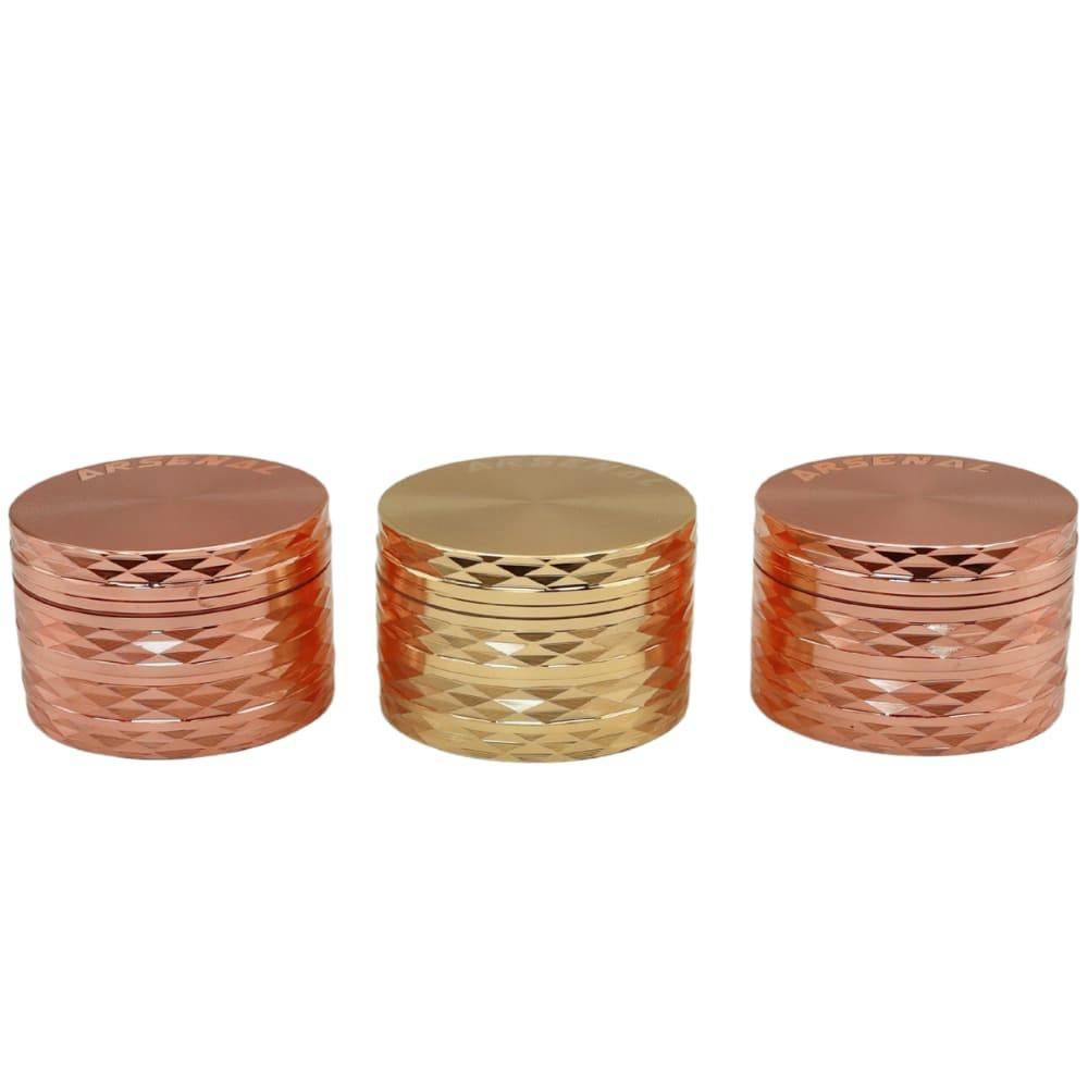 Arsenal Luxe Wave 52mm 4-Piece Grinder ASSORTED COLORS