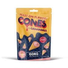 Cannabals Cones Strawberry Chocolate (10x10mg)