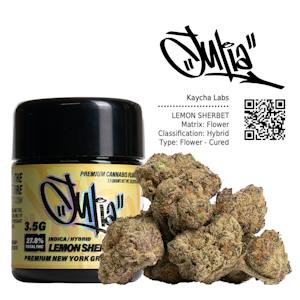 Julia Flower Lemon Sherbert (Indica)(3.5G)