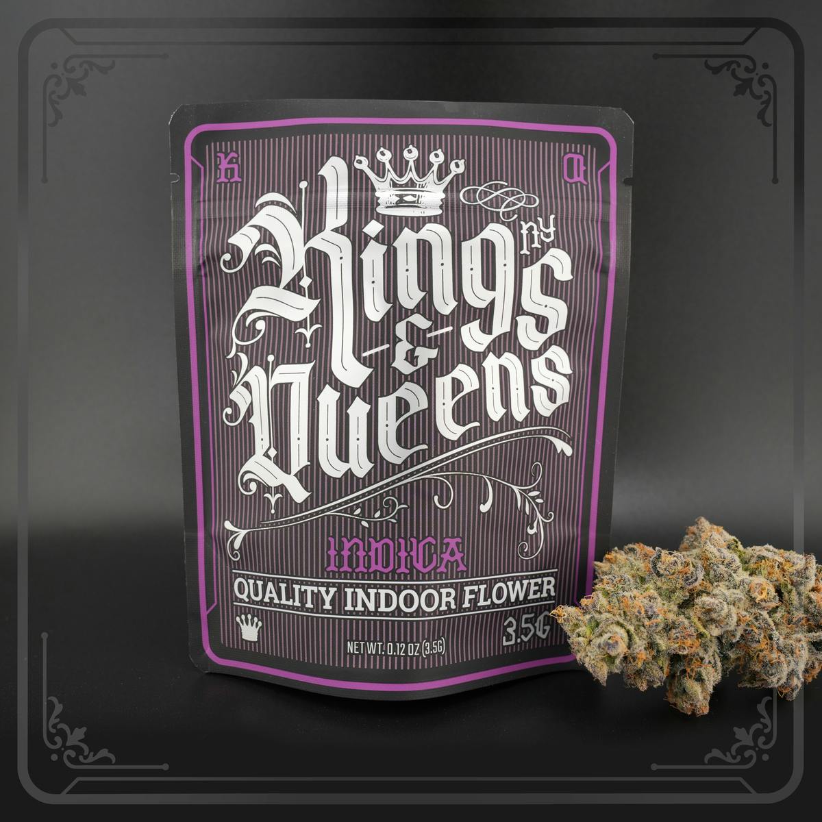 Kings & Queens Flower "Large Bud" Creme Brulee (Indica)(3.5G)