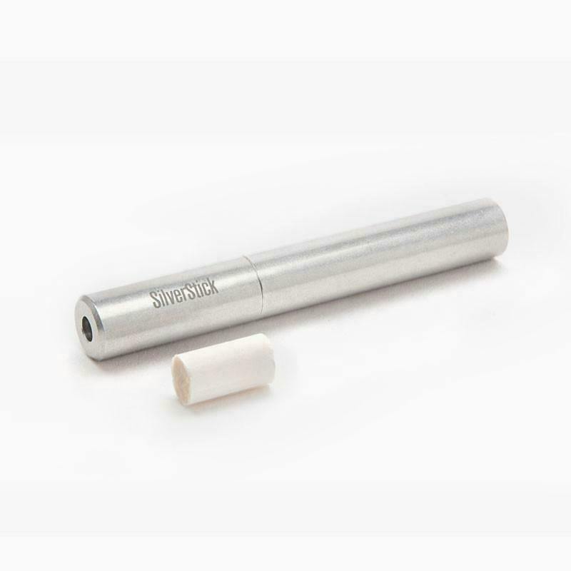 Large Polished Silver Pipe