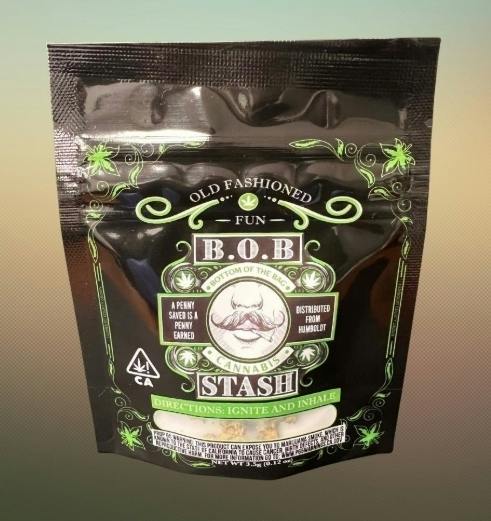 B.O.B Stash - Black Cherry Cookies 3.5g Shake Hybrid at California Coastal Cannabis