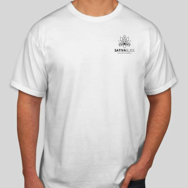 White Round Neck T-Shirt - Small