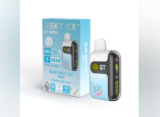 Geek Thcx Blue Razz Ice All In One 1000mg