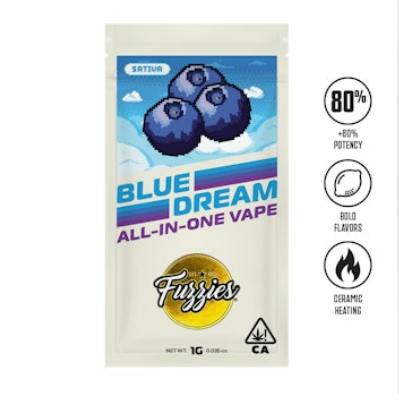 Fuzzies Blue Dream All In One 1000mg