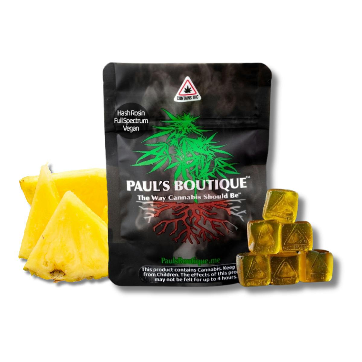 Pineapple Gummies (Sugar Free) | [10mg] 20pk | Paul's Boutique