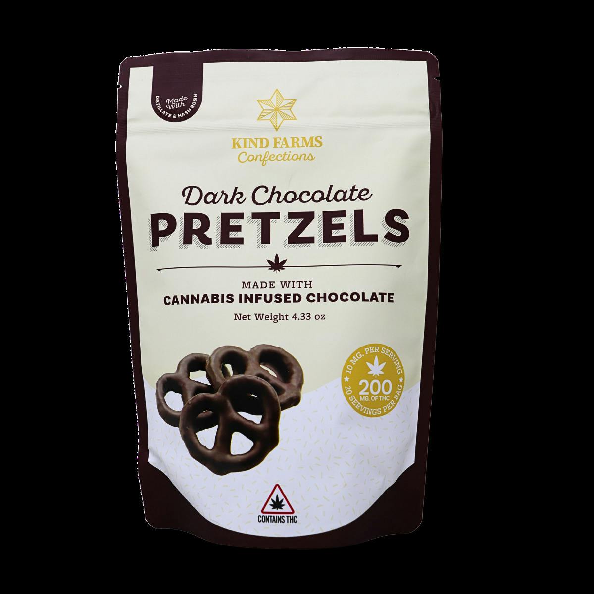 Dark Chocolate Pretzels | [200mg] | Kind Farms