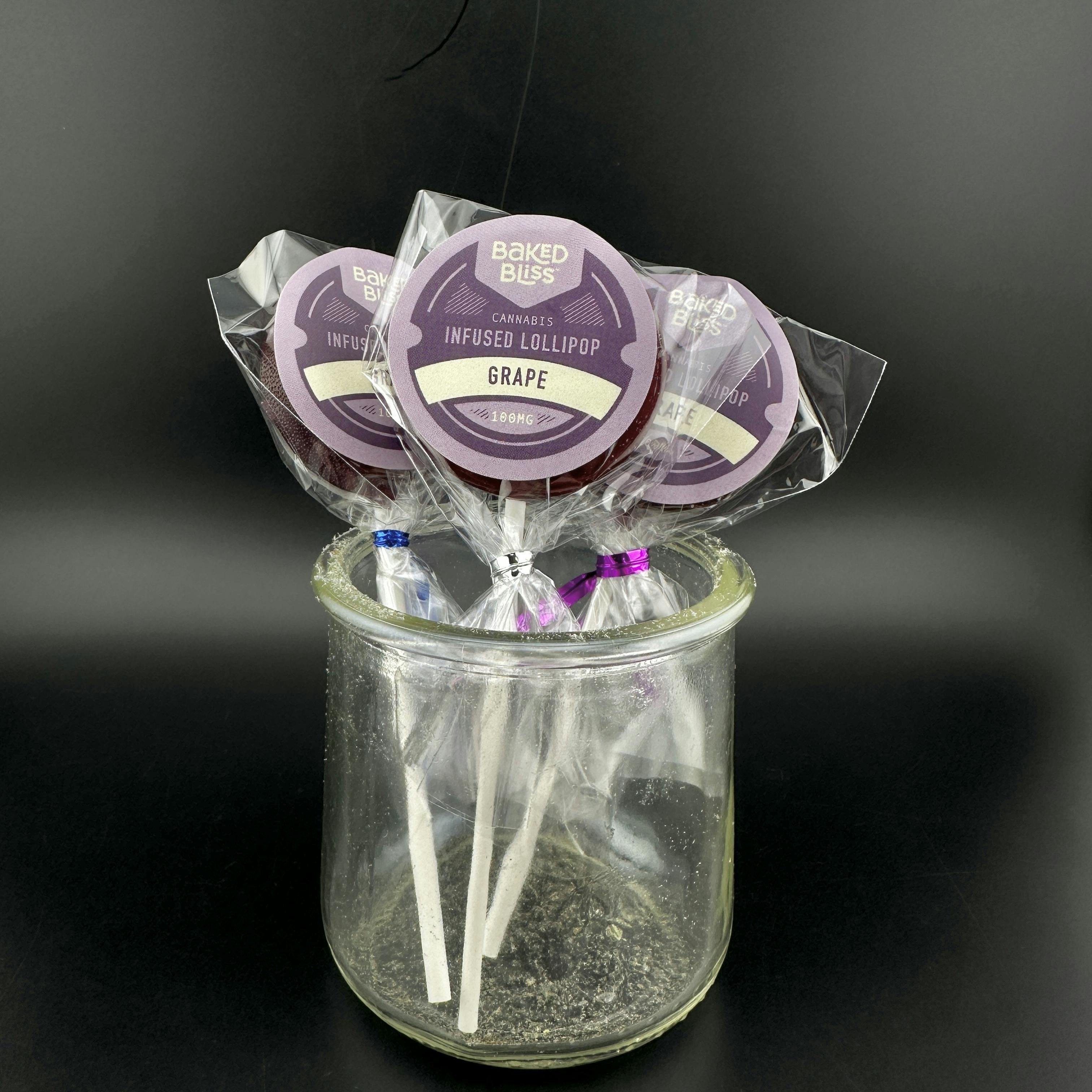 100mg Grape Lollipop | Baked Bliss