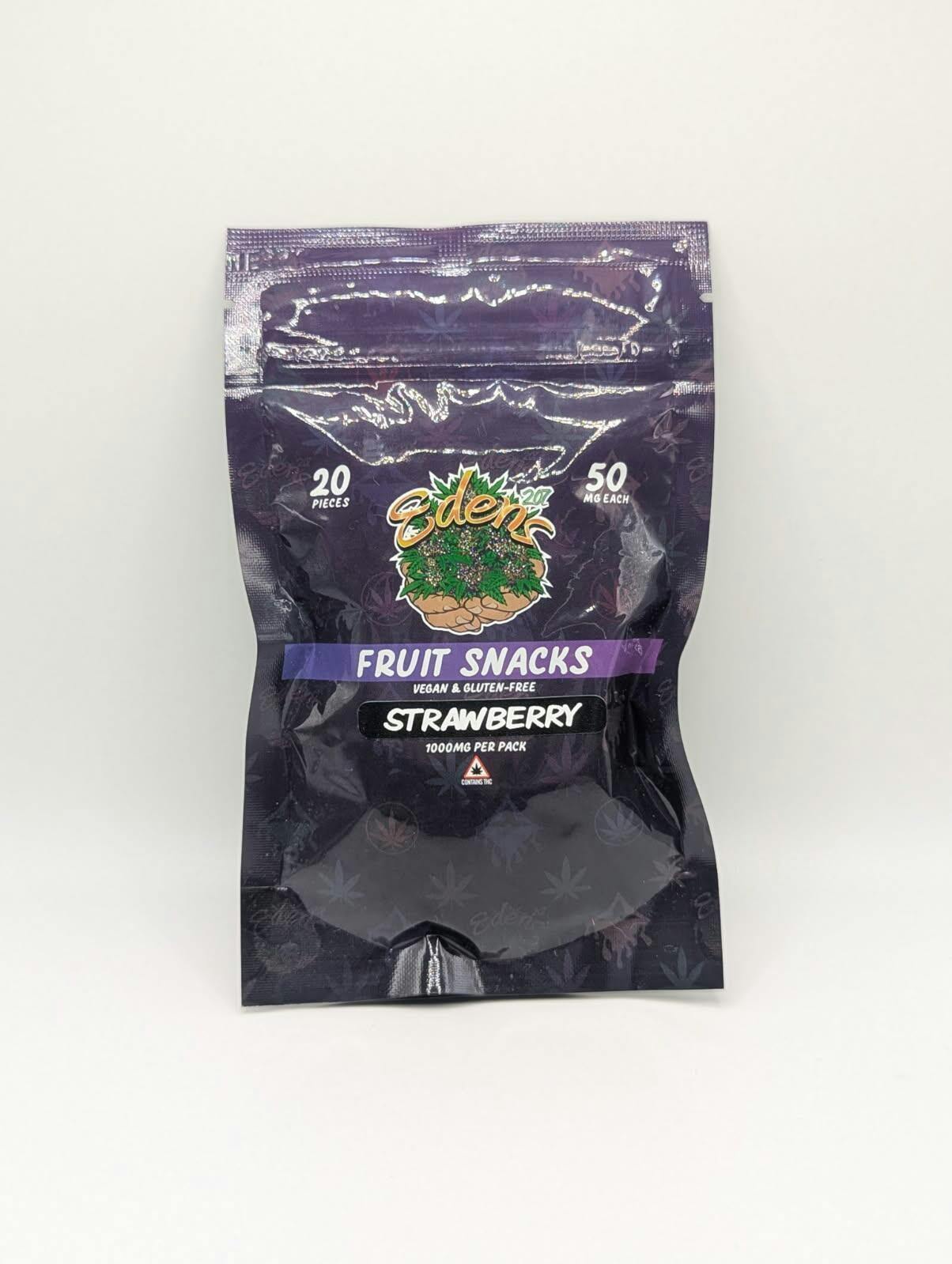 Sour Apple Fruit Snack Gummies | 1000mg | Edens 207