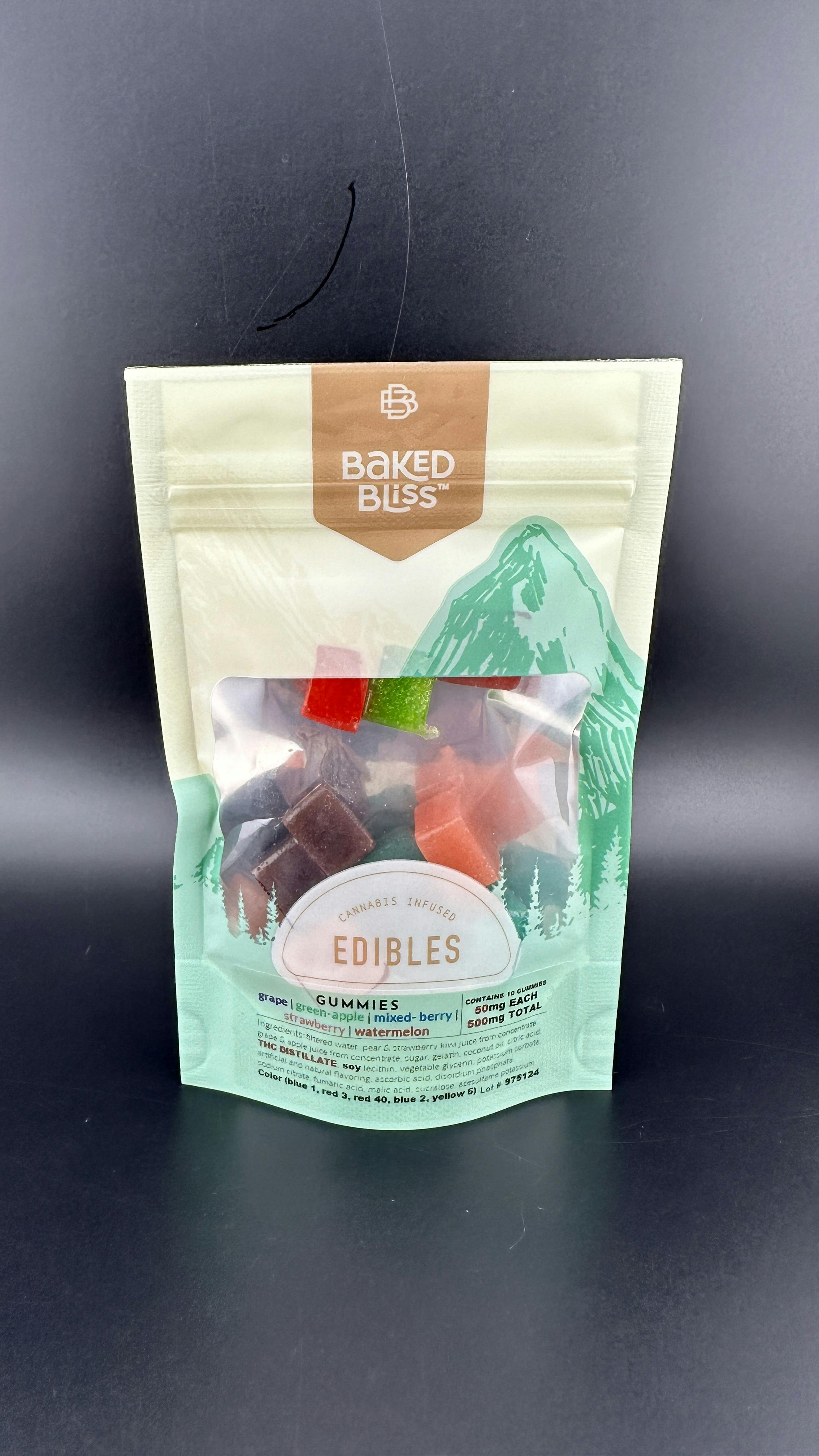 500mg Assorted Gummies | Baked Bliss