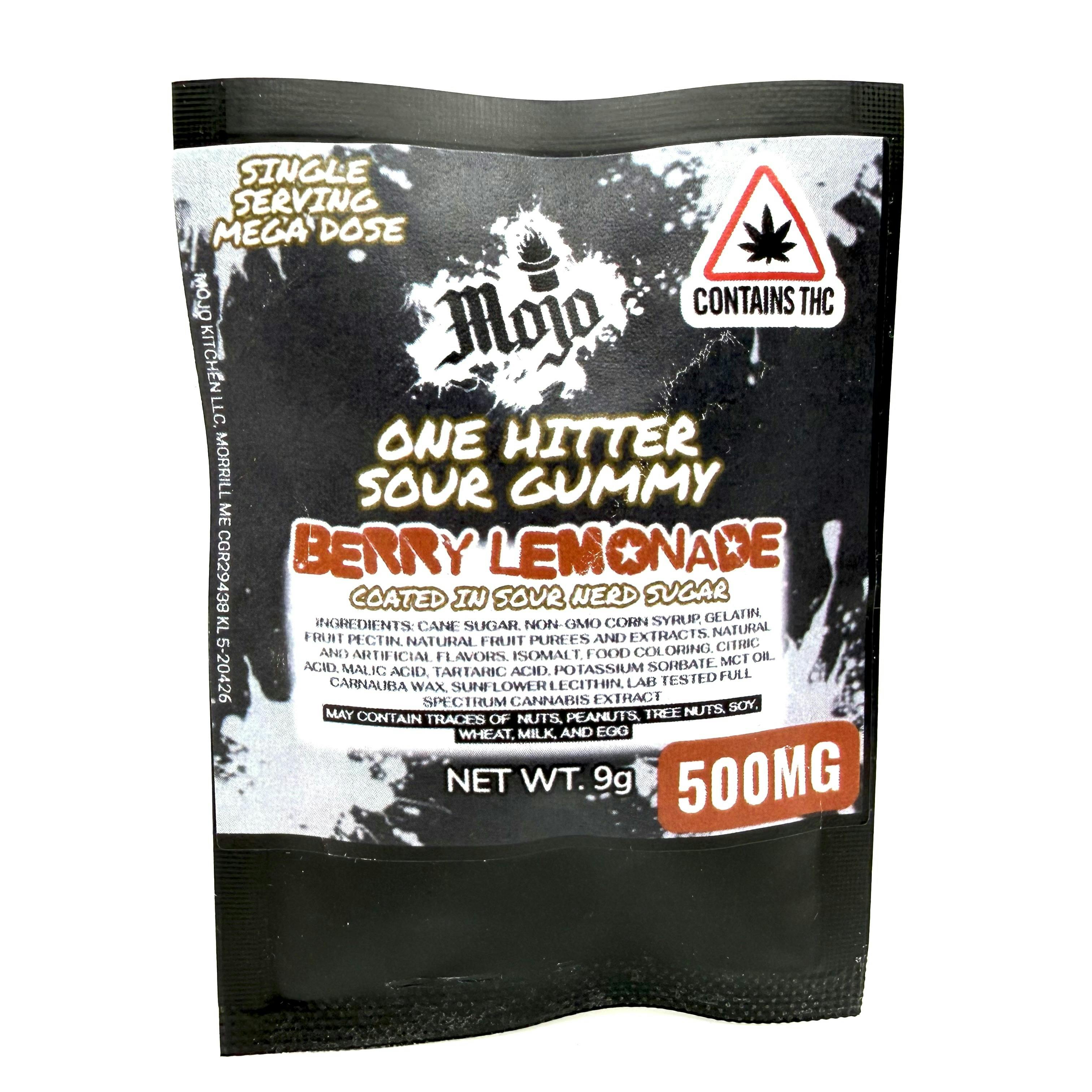 500mg One Hitter Gummy | Berry Lemonade | Mojo Kitchen