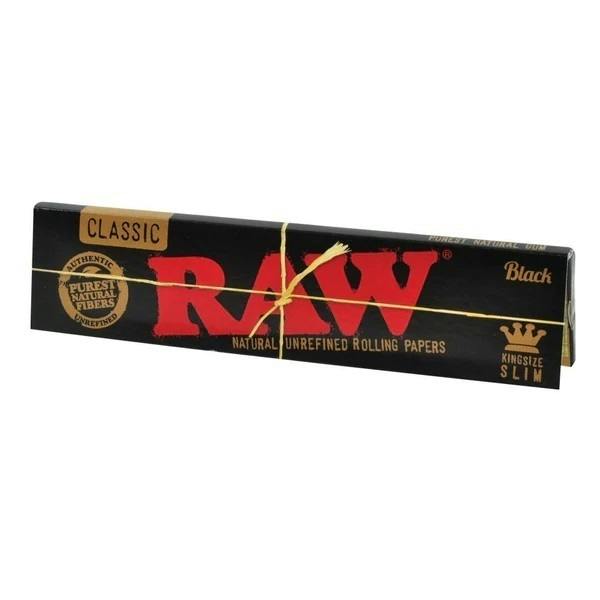 RAW - Black King Size Rolling Papers - 32pk