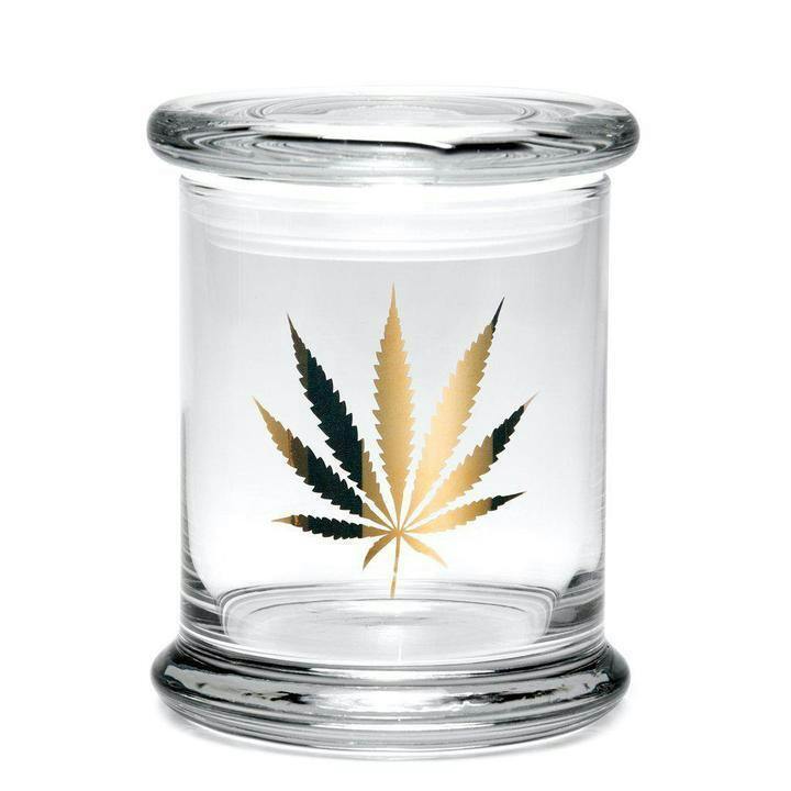 420 Science - Gold Leaf Glass Jar - Small