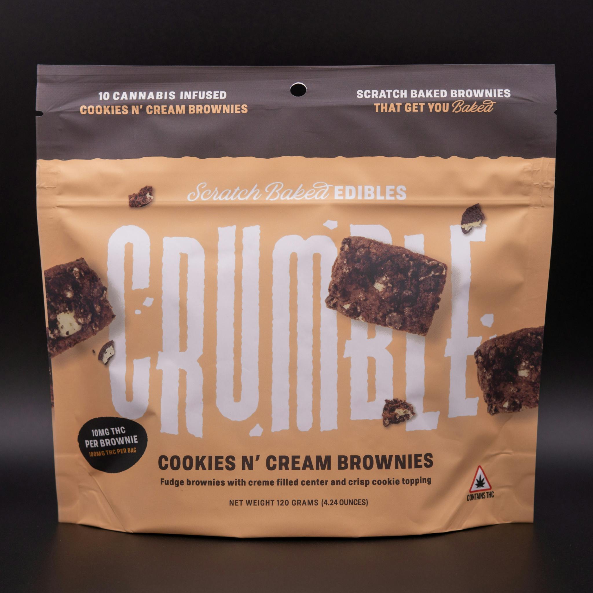 Crumble | 100mg | Cookies N Cream Brownie