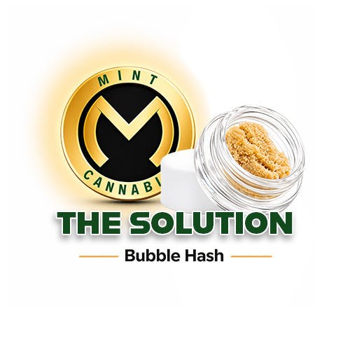 Mint Platinum Live Bubble Hash 1g - The Solution