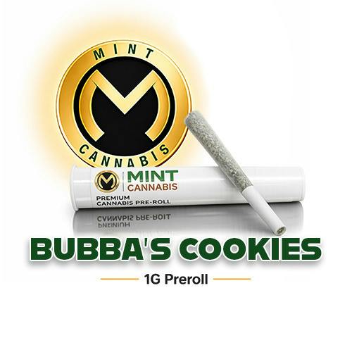 Mint Platinum 1.0g Prerolls - Bubbas Cookies at Mint Cannabis - Gainesville