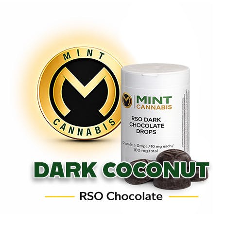 Mint Premium - Chocolate Drops RSO 100mg - Dark Coconut