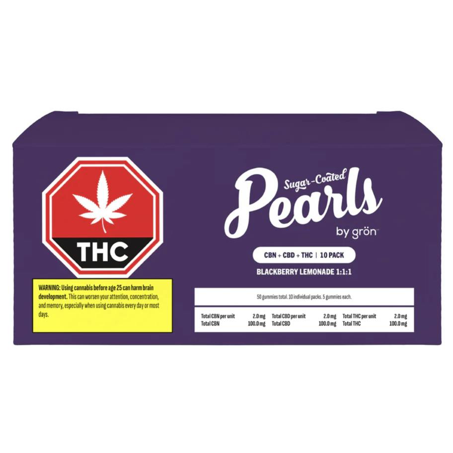 Pearls - Blackberry Lemonade CBD:CBN:THC 10 x 5pc