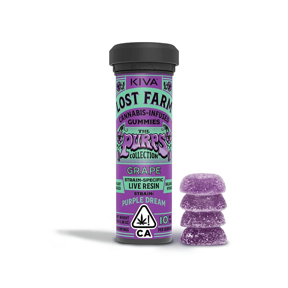 Lost Farms - Grape X Purple Dream: 100mg Gummy