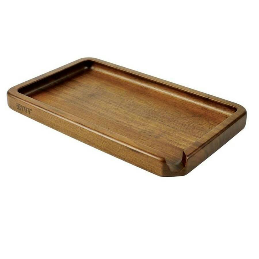 9" X 5.5" Walnut Rolling Tray