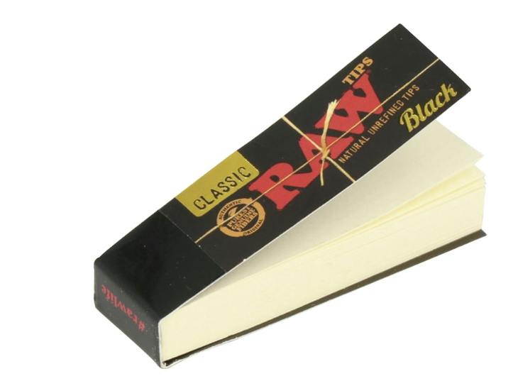 Black Classic Natural Tips 50-Pack
