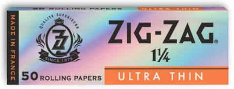 1¼" Ultra Thin Silver Rolling Papers 50-Pack