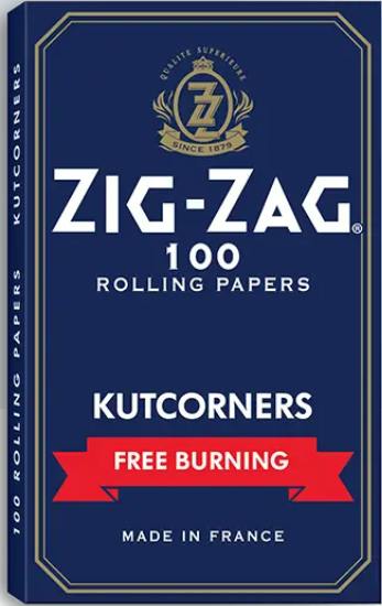 Blue Kutcorners Free Burning Rolling Papers 100-Pack
