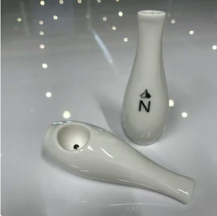 Ceramic One Hitter - White
