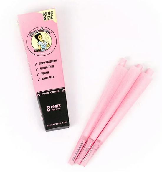 Pink King Size Cones 6-Pack