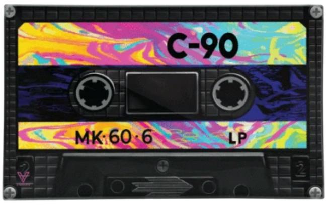 Medium Glass Rolling Tray - Cassette