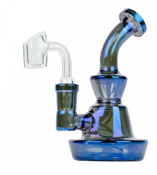 5" Terminator Finish Concentrate Rig with Quartz Banger - Blue