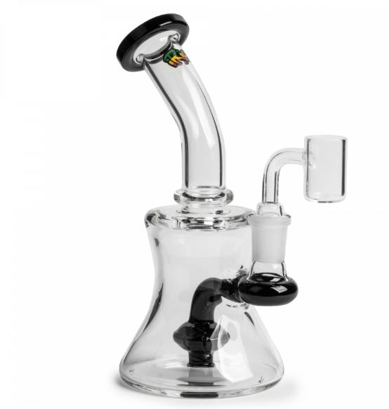 8" Concentrate Rig with UFO Perc - Black