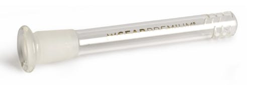 19mm Joint 85mm Long Flush Mount Diffuser Downstem - Clear