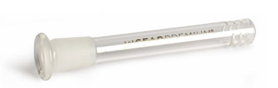 19mm Joint 95mm Long Flush Mount Diffuser Downstem - Clear