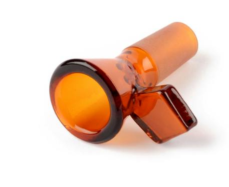 14mm Pull-Out with Diamond Handle and Polished Joint - Amber