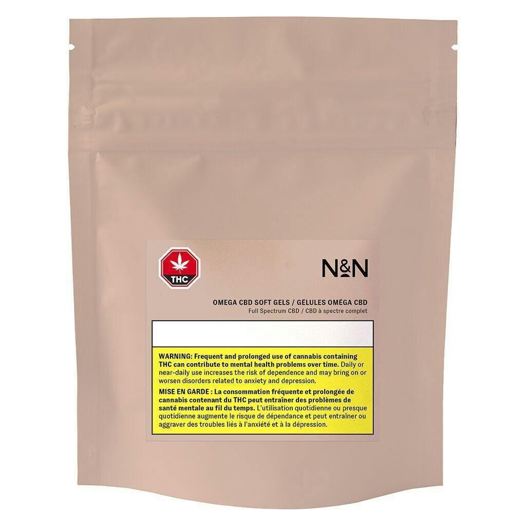 Noon & Night - Omega CBD Soft Gels Hybrid - 30 caps