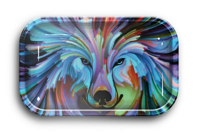 Medium Tray - Midnight Wolf