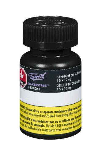 Bakerstreet Softgels 10 mg Indica - 15 caps